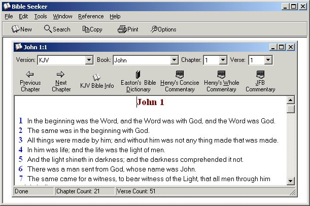 Bible Seeker Screenshot